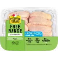 Foster Farms Simply Raised Nae Wings - 1.51 Pound